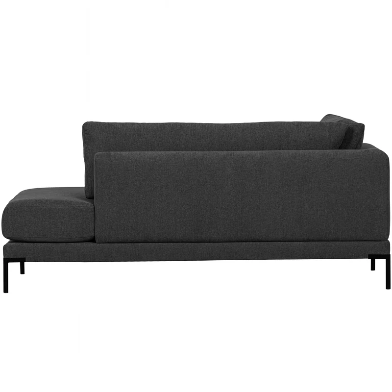 Couple lounge element rechts dunkelgrau