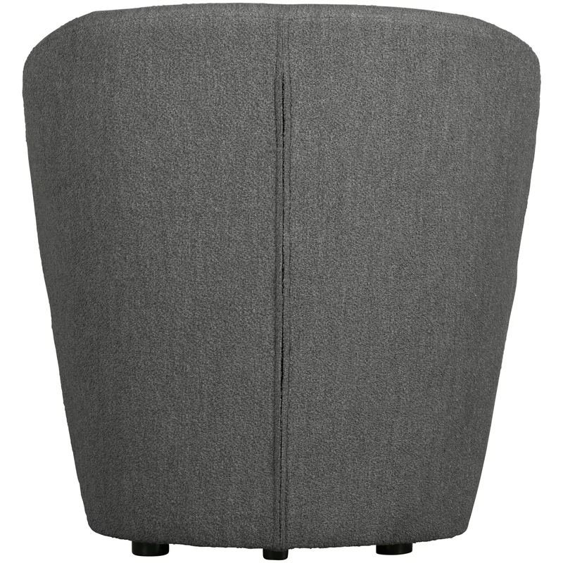 Lofty sessel bouclé stahlgrau