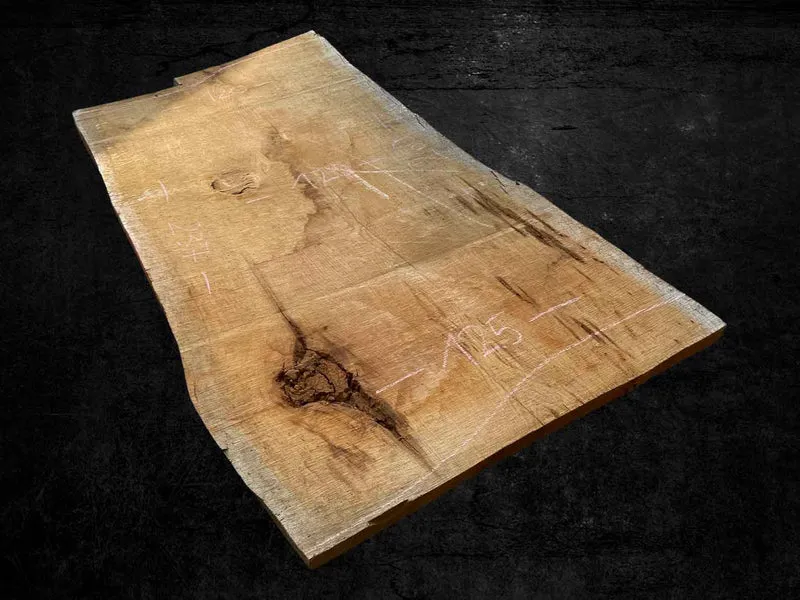 Eiche Baumplatte Natur Monolith aus einem Stück 220-245x118cm