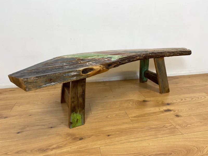 Boatwood by WMK I Nachhaltige & sehr robuste Bank aus altem Bootsholz
