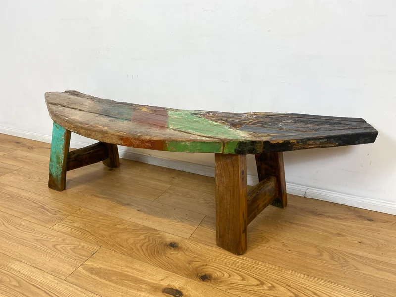 Boatwood by WMK I Nachhaltige & sehr robuste Bank aus altem Bootsholz