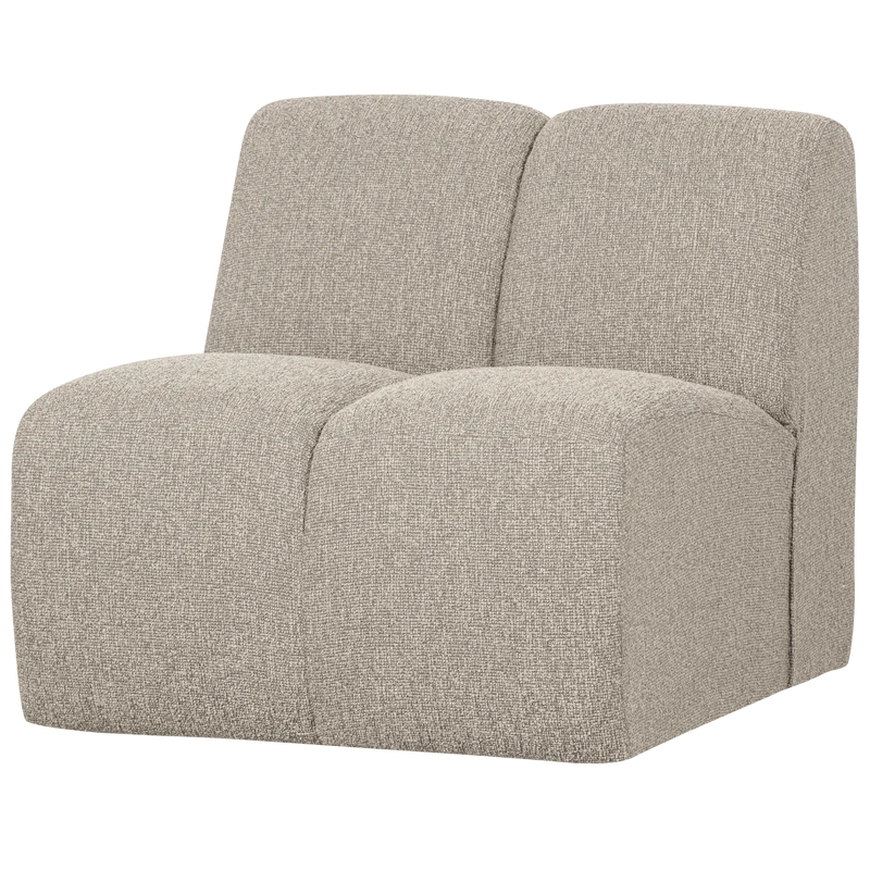 Mojo 1-sitzer element bouclé beige melange