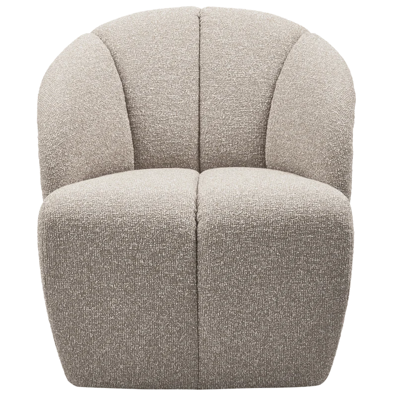 Mojo drehsessel bouclé beige melange