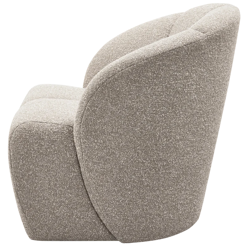 Mojo drehsessel bouclé beige melange