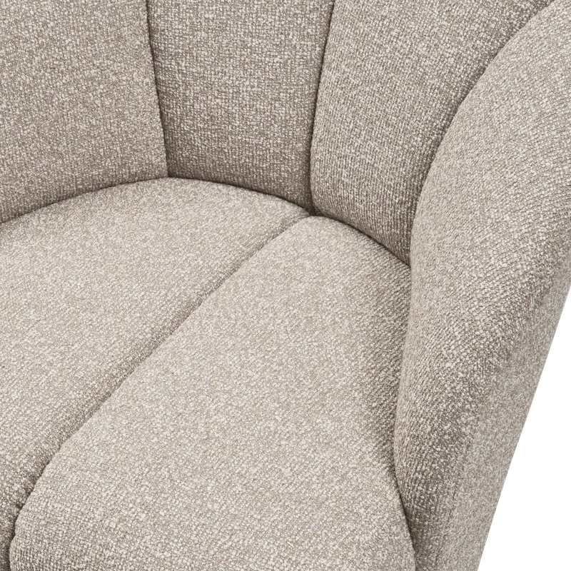 Mojo drehsessel bouclé beige melange
