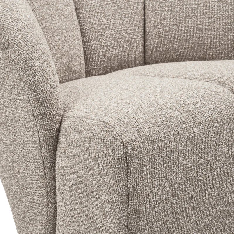 Mojo drehsessel bouclé beige melange