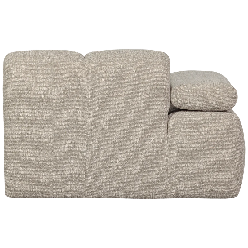 Mojo 1-sitzer element arm links bouclé beige melange