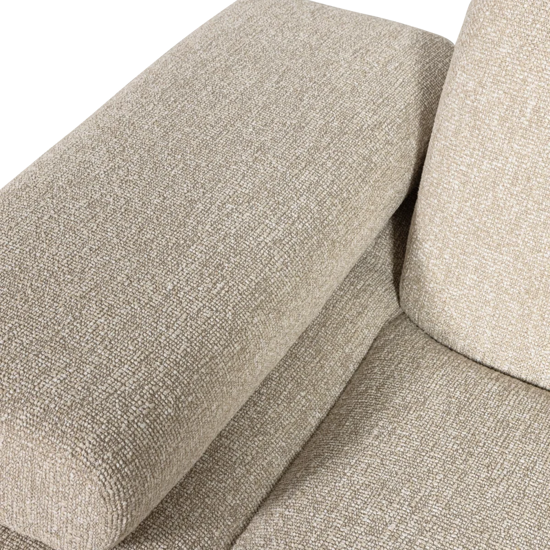 Mojo 1-sitzer element arm links bouclé beige melange