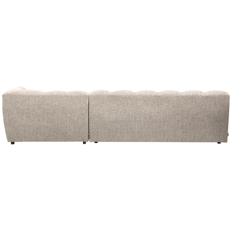 Allure chaise longue rechts gewebtes natur melange