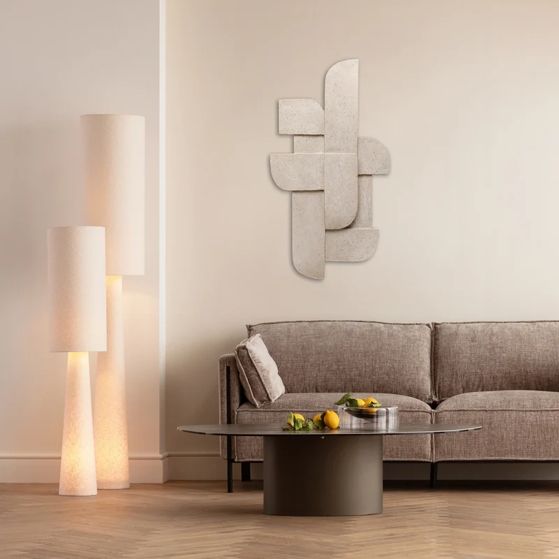 Rotondo Pezzi Wall Object – Extra Large (Beige)