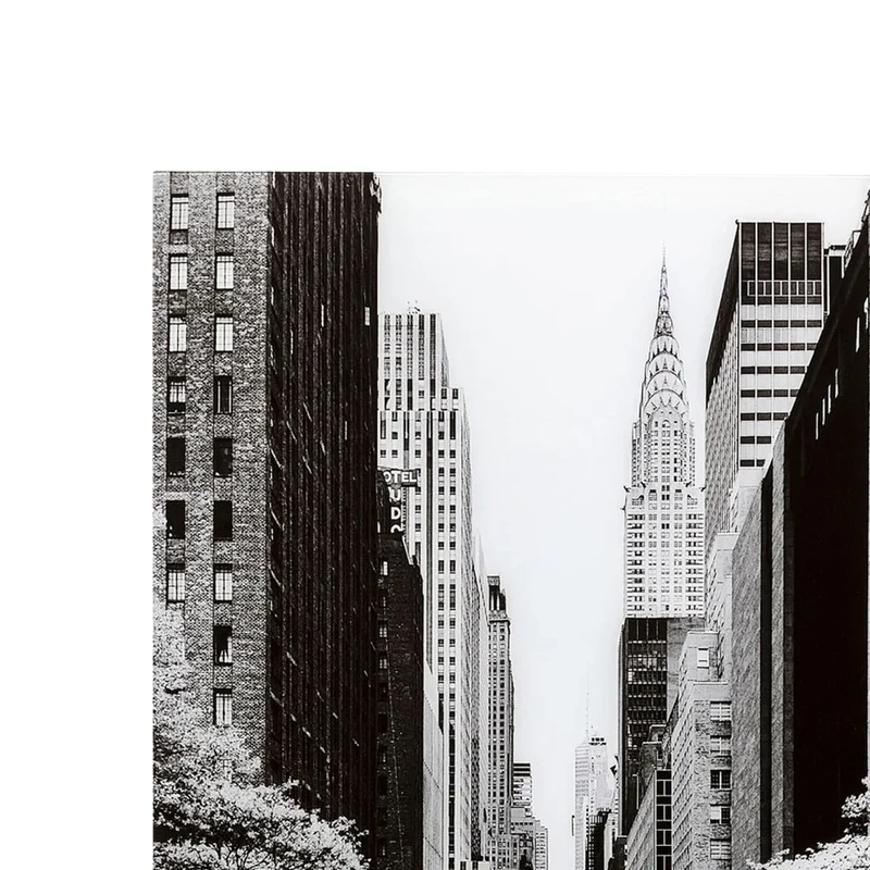 Streets of New York – Glass Picture (Black)