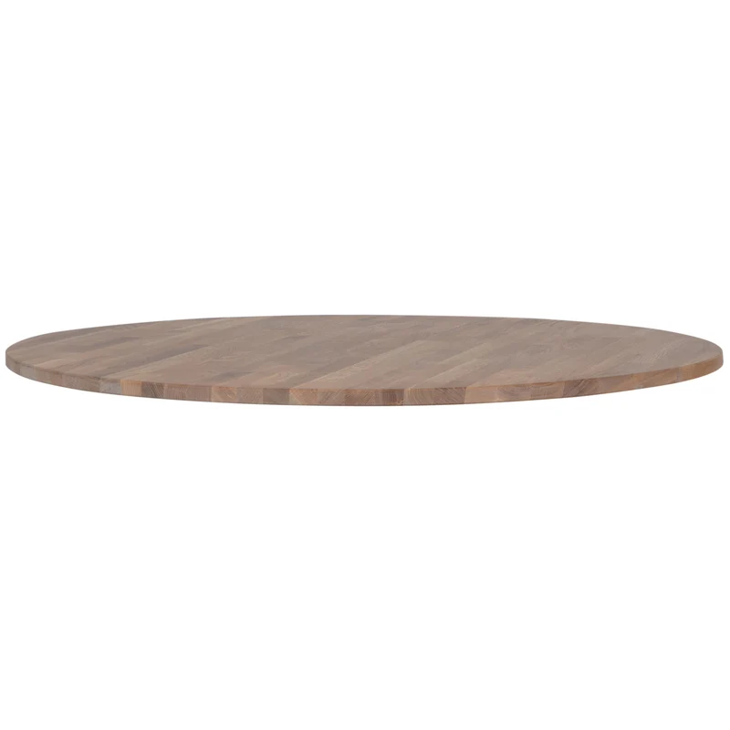 Tablo tischplatte eiche ø120 cm öl grau