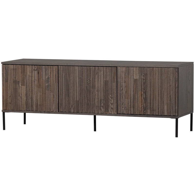 New gravure tv möbel 150 cm asche furnier espresso
