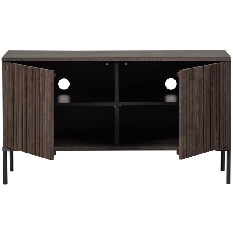 New gravure tv möbel 100 cm asche furnier espresso