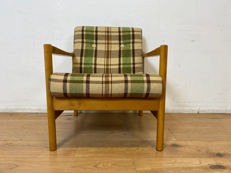 WMK I Seltener und sehr gut erhaltener Mid-Century Designersessel von Walter Knoll