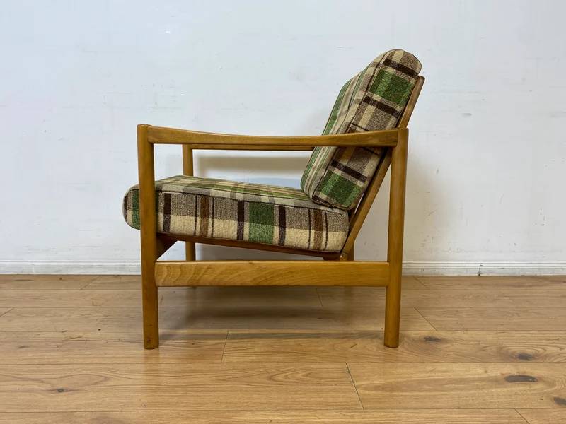 WMK I Seltener und sehr gut erhaltener Mid-Century Designersessel von Walter Knoll