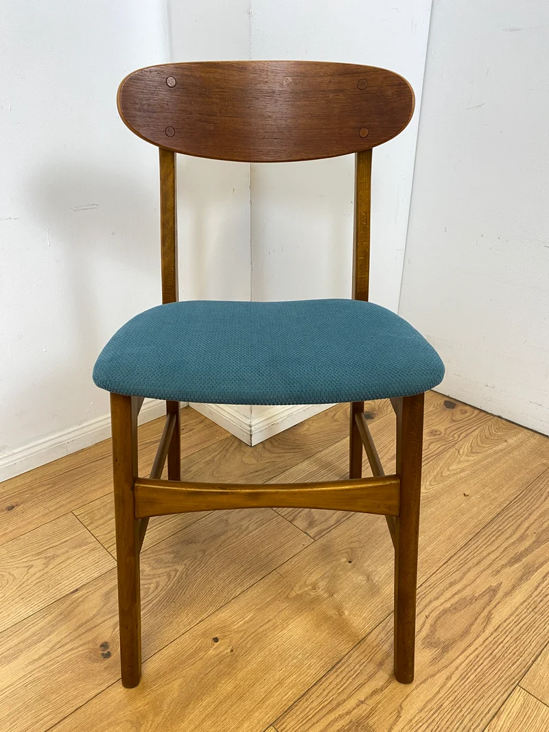 I IKEA war mal stilvoll & hochwertig I 4er Set 60er Jahre Ikea Atlas Stühle aus Teakholz I Esszimmerstühle Holzstühle Küchenstühle Chairs Skandinavisch Mid-Century Vintage I