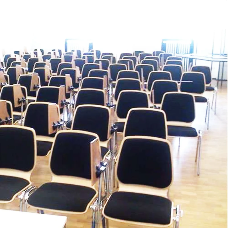 Stuhl mit Schreibplatte, Tablarstuhl SEDAN-SC, Schreibplattenstuhl, College-Stuhl