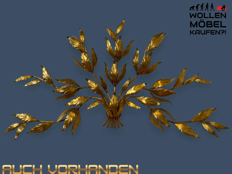 WMK I 1/2 Wunderbarer runder 60er Jahre Designer Beistelltisch von Hans Kögel aus vergoldetem Metall