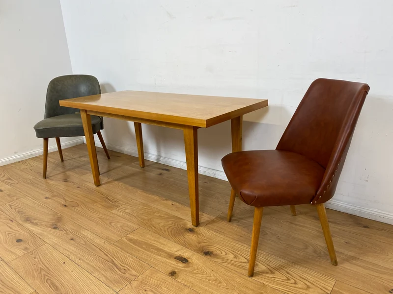 WMK I Stilvoller heller 60er Jahre Designer Couchtisch I Modell 602 von Franz Ehrlich für VEB Hellerau