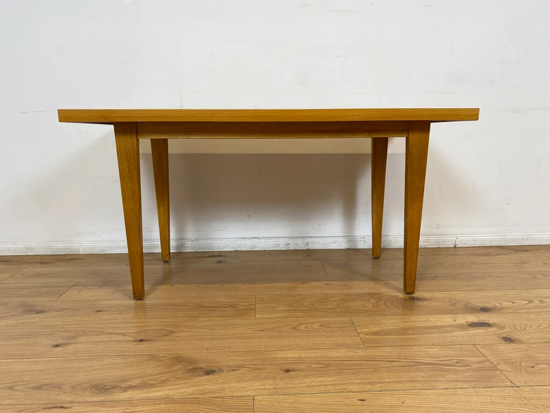 WMK I Stilvoller heller 60er Jahre Designer Couchtisch I Modell 602 von Franz Ehrlich für VEB Hellerau