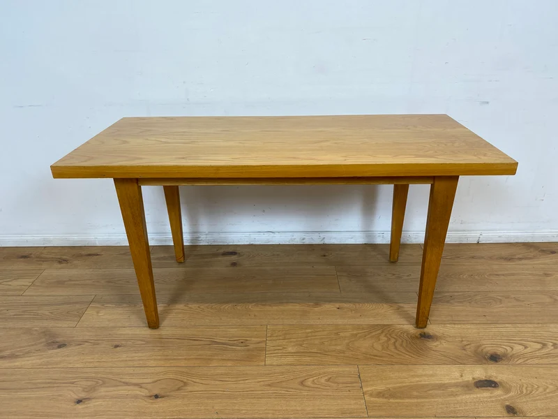 WMK I Stilvoller heller 60er Jahre Designer Couchtisch I Modell 602 von Franz Ehrlich für VEB Hellerau