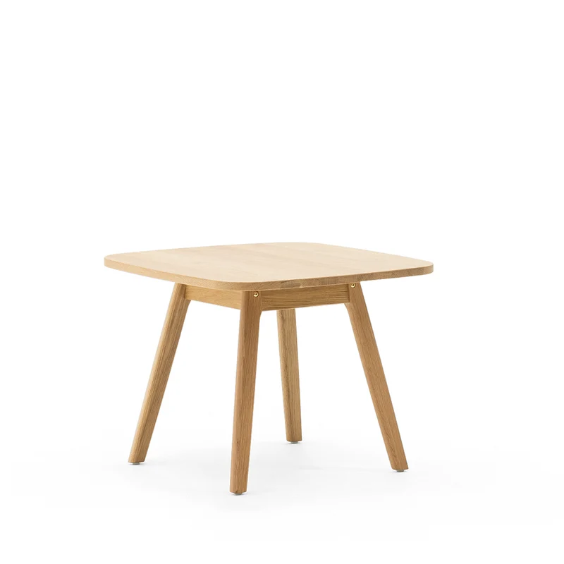 Pan Couchtisch 65x65, mit abgerundeten Ecken
