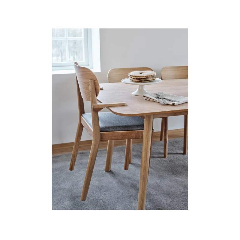 Ark Esstisch ausziehbar 200x100, mit 2 Ausziehplatten (260x100)