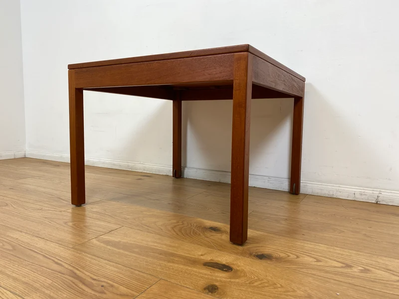 WMK I Stilvoller skandinavischer Mid-Century 2-in-1 Designer Couchtisch von Borge Mogensen für Fredericia Stolefabrik aus Teakholz