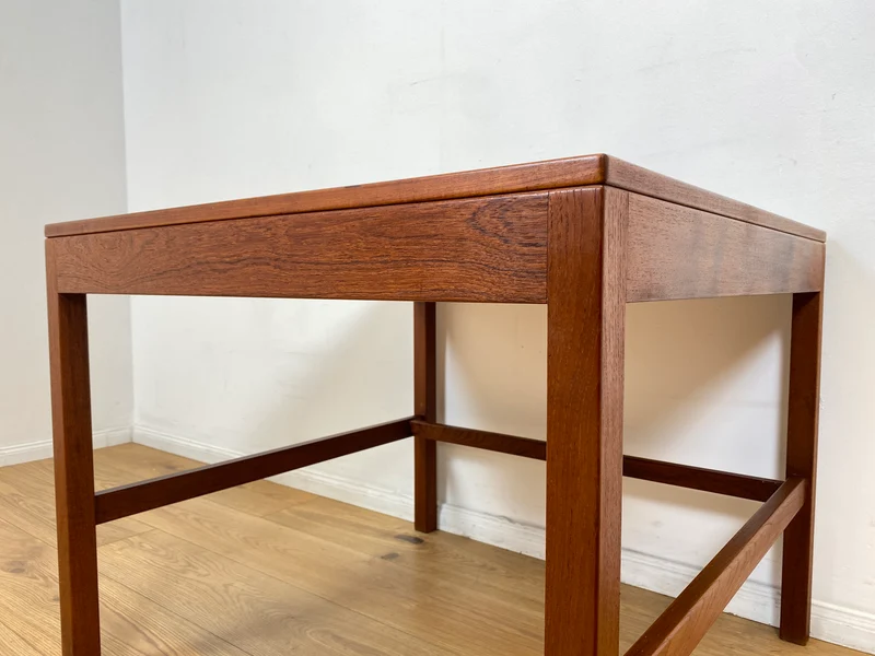 WMK I Stilvoller skandinavischer Mid-Century 2-in-1 Designer Couchtisch von Borge Mogensen für Fredericia Stolefabrik aus Teakholz