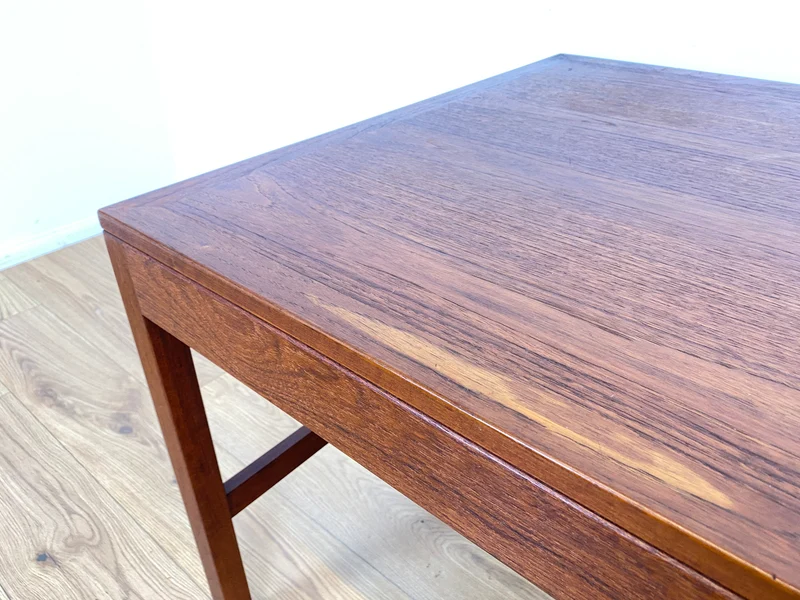 WMK I Stilvoller skandinavischer Mid-Century 2-in-1 Designer Couchtisch von Borge Mogensen für Fredericia Stolefabrik aus Teakholz