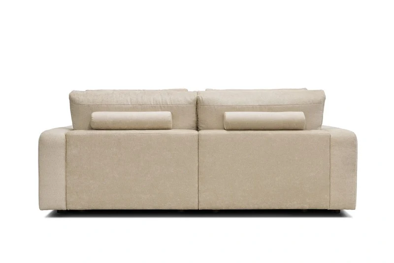 Rio 3-Seater Sofa with Wide Armrest – Beige