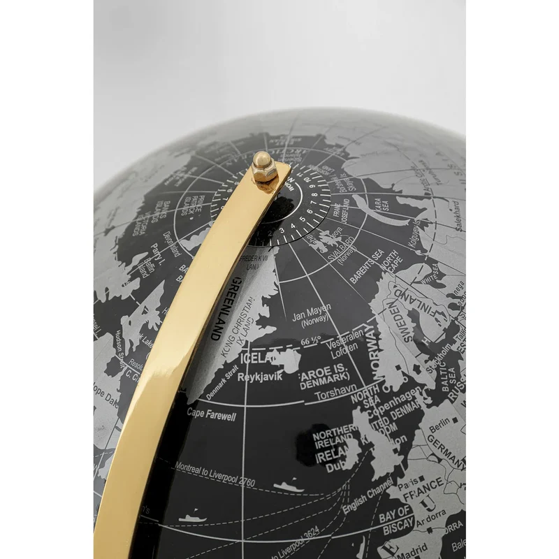 Globe Top Gold Deco Object – 132 cm