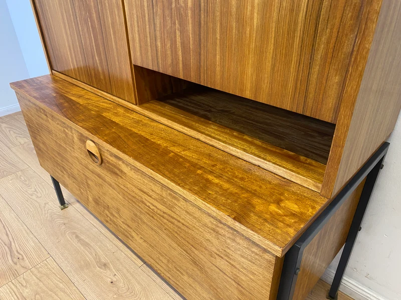 WMK I Kultiges modulares Designer Regalsystem 430 I Joachim Nebelung für VEB Hellerau mit Bar