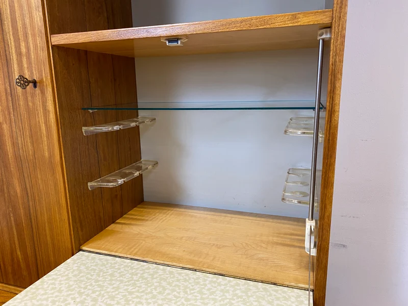 WMK I Kultiges modulares Designer Regalsystem 430 I Joachim Nebelung für VEB Hellerau mit Bar