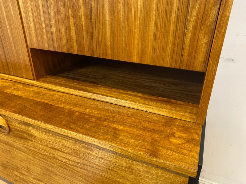 WMK I Kultiges modulares Designer Regalsystem 430 I Joachim Nebelung für VEB Hellerau mit Bar