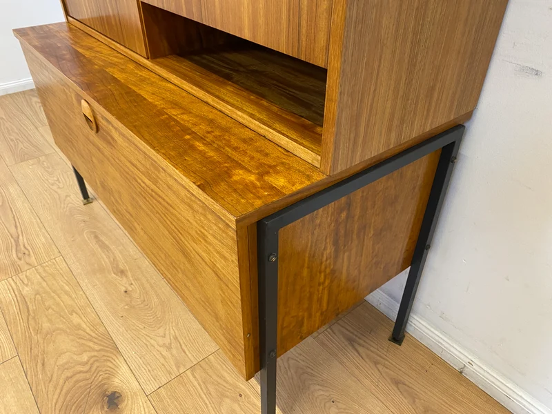 WMK I Kultiges modulares Designer Regalsystem 430 I Joachim Nebelung für VEB Hellerau mit Bar