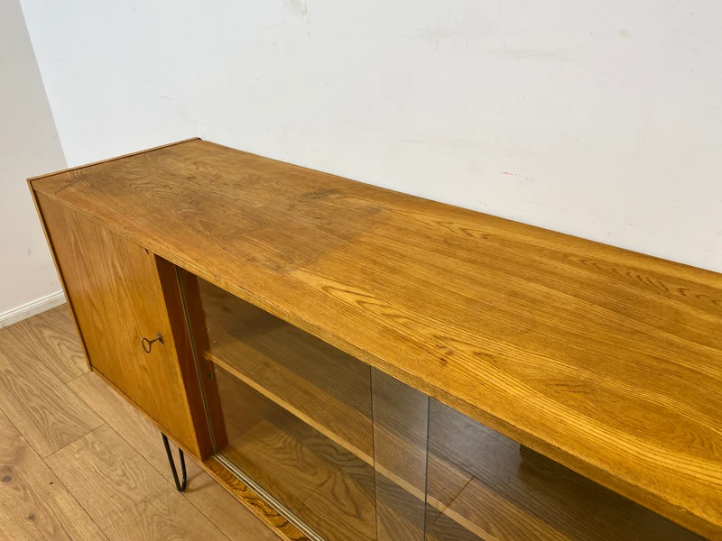 WMK I Designer Sideboard 602/M von VEB Hellerau aus 1962 in Senesche auf Hairpin Metallfüßen