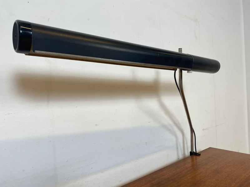 Sehr rare verstellbare Mid-Century Schwanenhals Tischleuchte von VEB NARVA I Lampe Leuchte Architektenlampe Schreibtischlampe Arbeitsleuchte Vintage Retro Werkstatt Ostalgie Industrie Design I