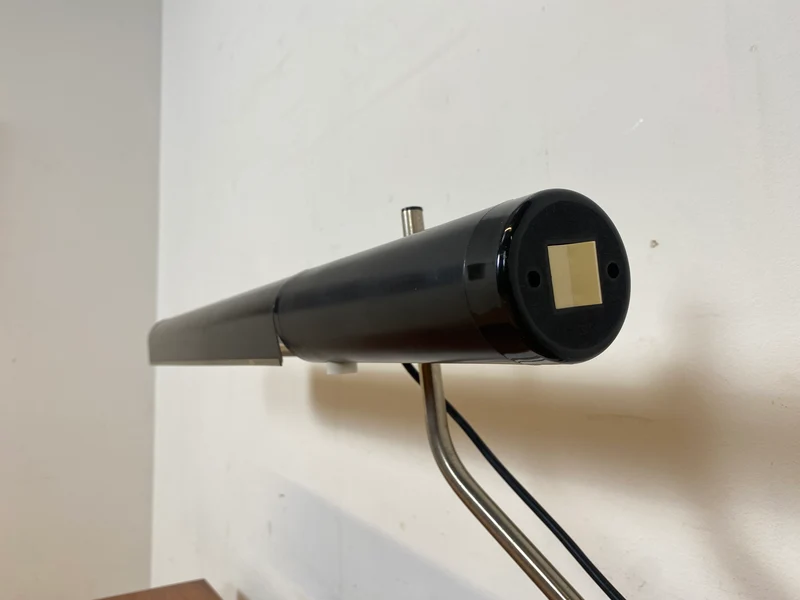 Sehr rare verstellbare Mid-Century Schwanenhals Tischleuchte von VEB NARVA I Lampe Leuchte Architektenlampe Schreibtischlampe Arbeitsleuchte Vintage Retro Werkstatt Ostalgie Industrie Design I