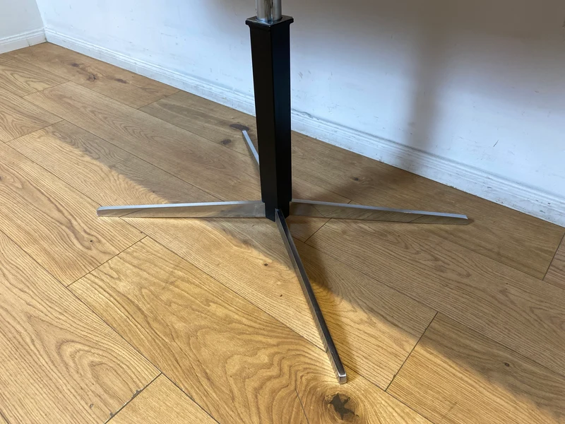 WMK I Stilvoller höhenverstellbarer 70er Jahre Designer Tisch von Wilhelm Renz
