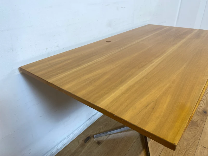 WMK I Stilvoller höhenverstellbarer 70er Jahre Designer Tisch von Wilhelm Renz