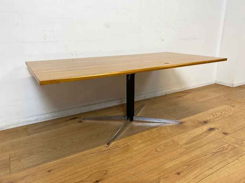 WMK I Stilvoller höhenverstellbarer 70er Jahre Designer Tisch von Wilhelm Renz