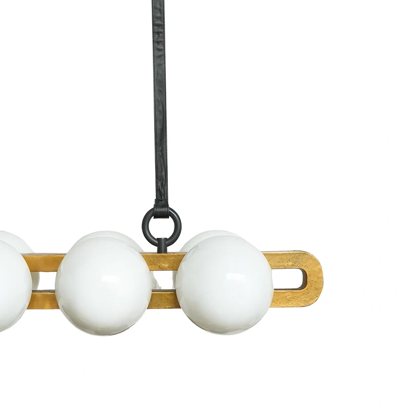 Linear Pendant Gold Black