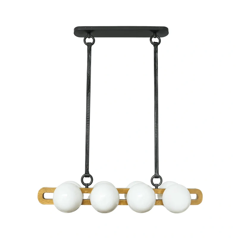 Linear Pendant Gold Black
