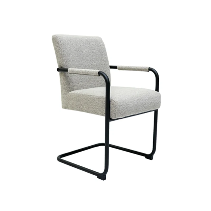 Adele Dining Chair with Armrest Beige