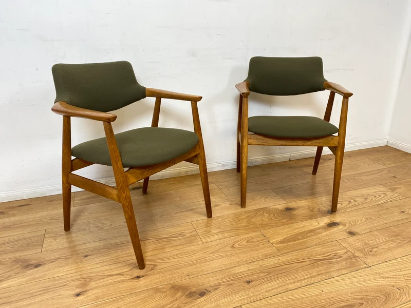 WMK I 1/3 Stilvoller skandinavischer Mid-Century Designer Stuhl I Erik Kirkegaard für Glostrup