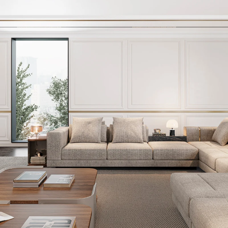 Evanyrouse Vercelli 3-Sitzer Sofa + Chaiselongue rechts