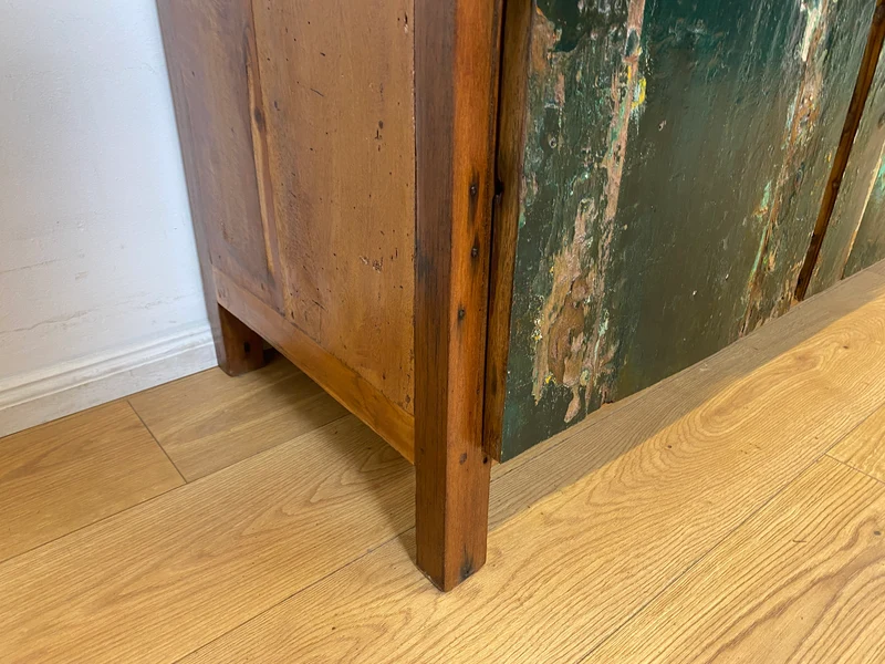 Boatwood by WMK I Einzigartiges Sideboard handgefertigt aus altem Bootsholz in Originalfarben