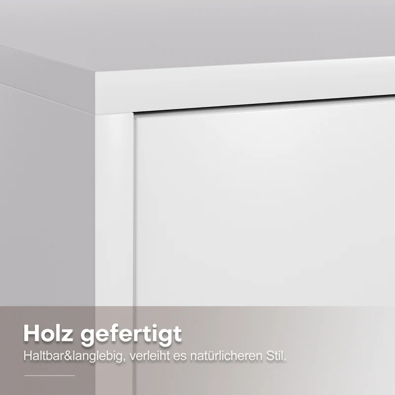 Yorbay Wand-TV-Schrank mit 2 Türen 100 cm